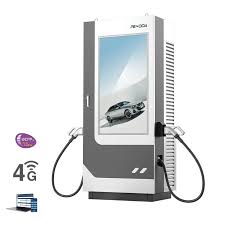 Heavy-Duty 120kW DC EV Fast Charger with Dynamic Load Management and User Authentication